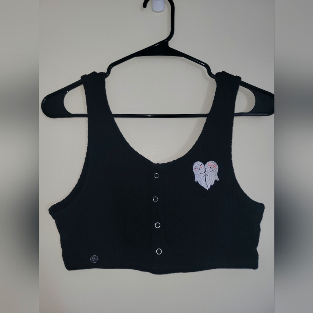 BLACKTHORN Embroidered Ghost Lounge Bra